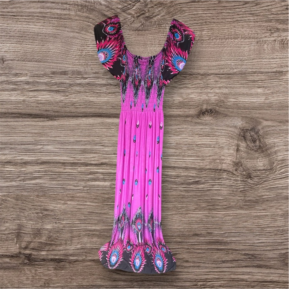 Elegant Pink Maxi Dress